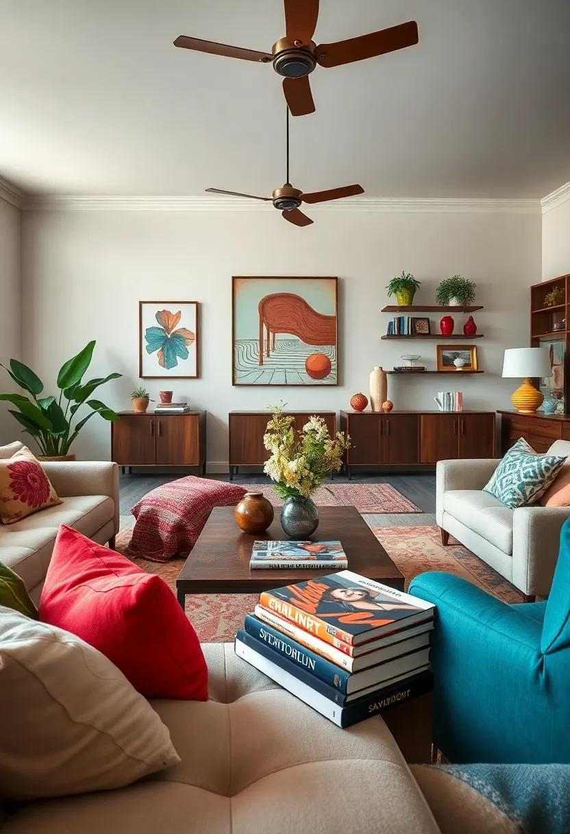 Feature a​ classic coffee table book ‍or two about vintage design, not only as ⁣decor ‌but also as conversation starters