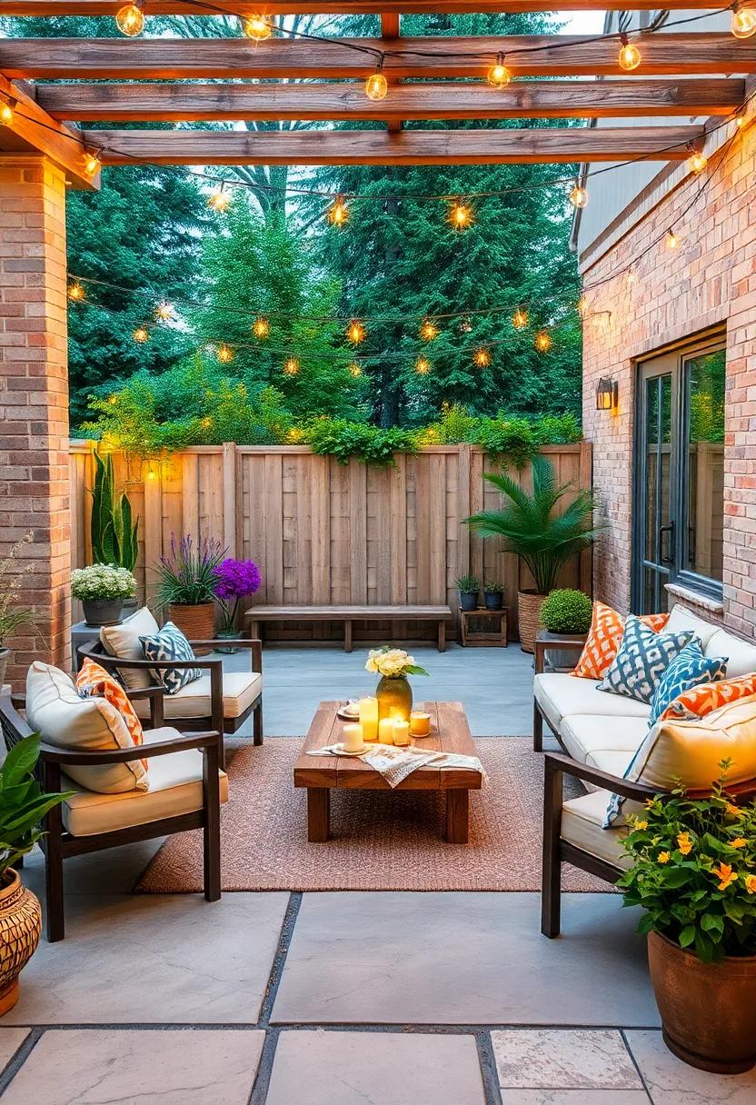 Enchanting Fairy Lights:⁣ String fairy lights throughout the‍ space to create a dreamy evening ambiance that highlights​ your favorite features