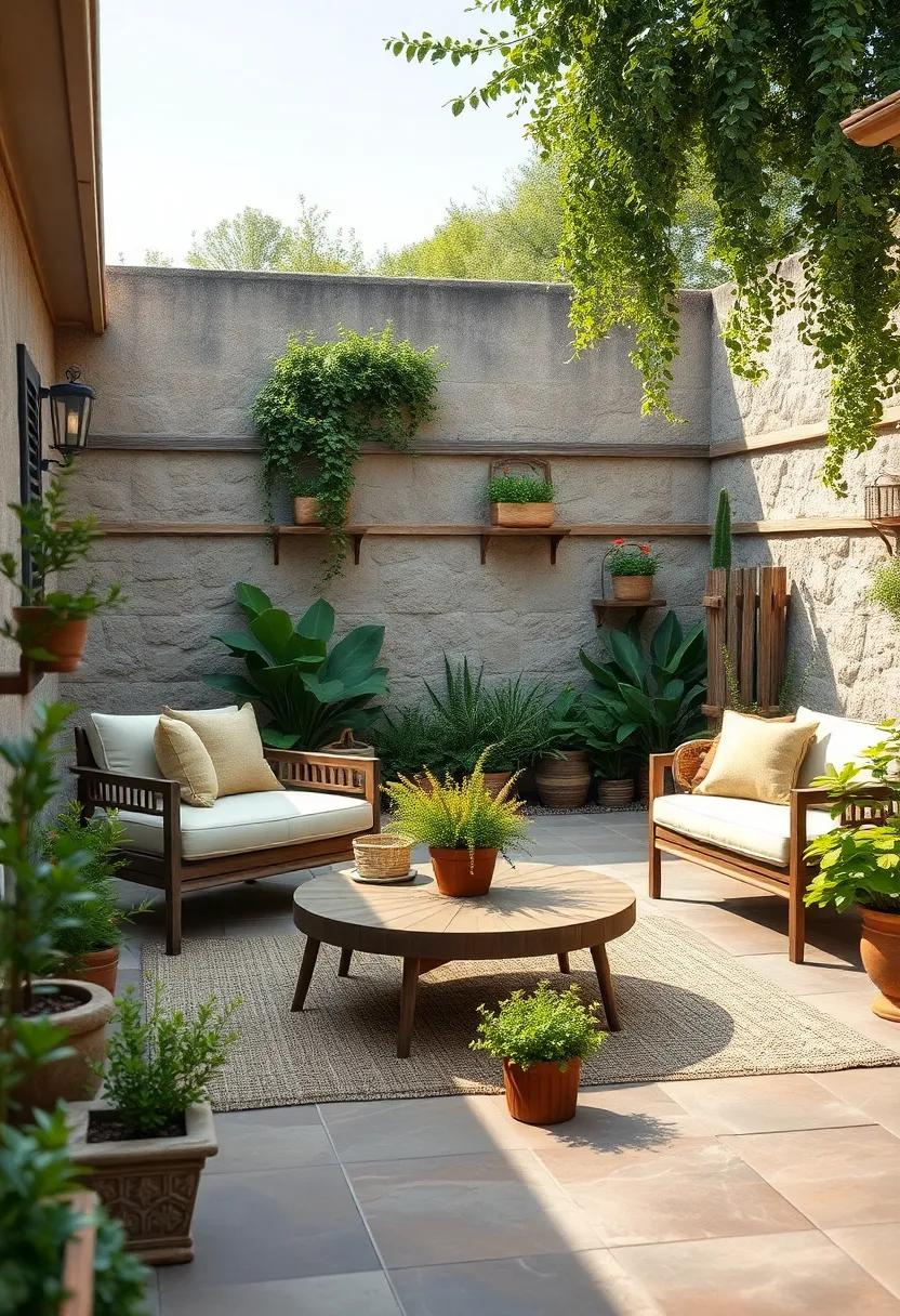 Herb Garden Integration: Incorporate a small herb garden along the⁣ edges of your patio, adding a delightful fragrance and practicality for cooking