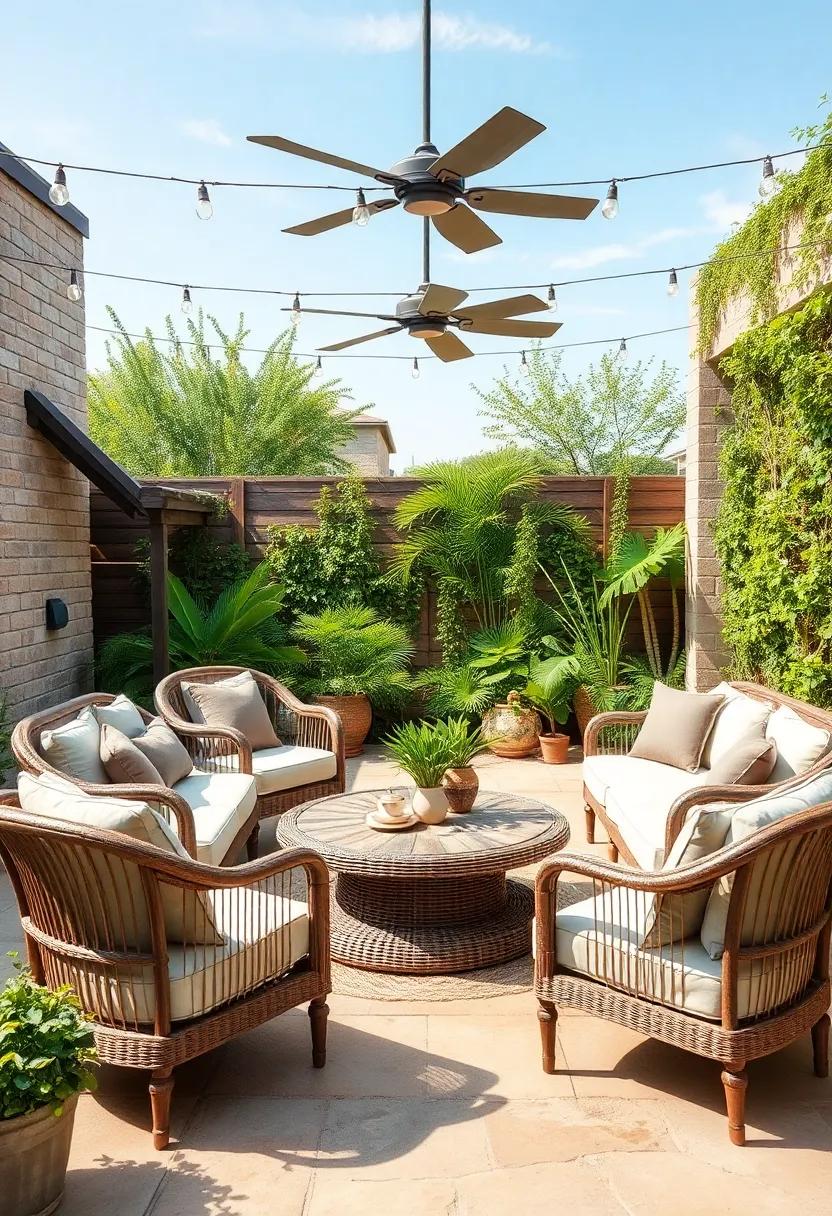 Woven Furniture accents: Use rattan or wicker furniture paired with soft cushions to evoke a⁢ relaxed,rustic ambiance,perfect for lounging with friends