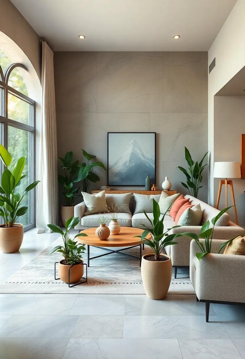 Greenery Galore: ​Use⁢ potted ⁤plants ⁤with sage green leaves​ to bring ‌a touch of ⁤nature indoors and enhance your decor