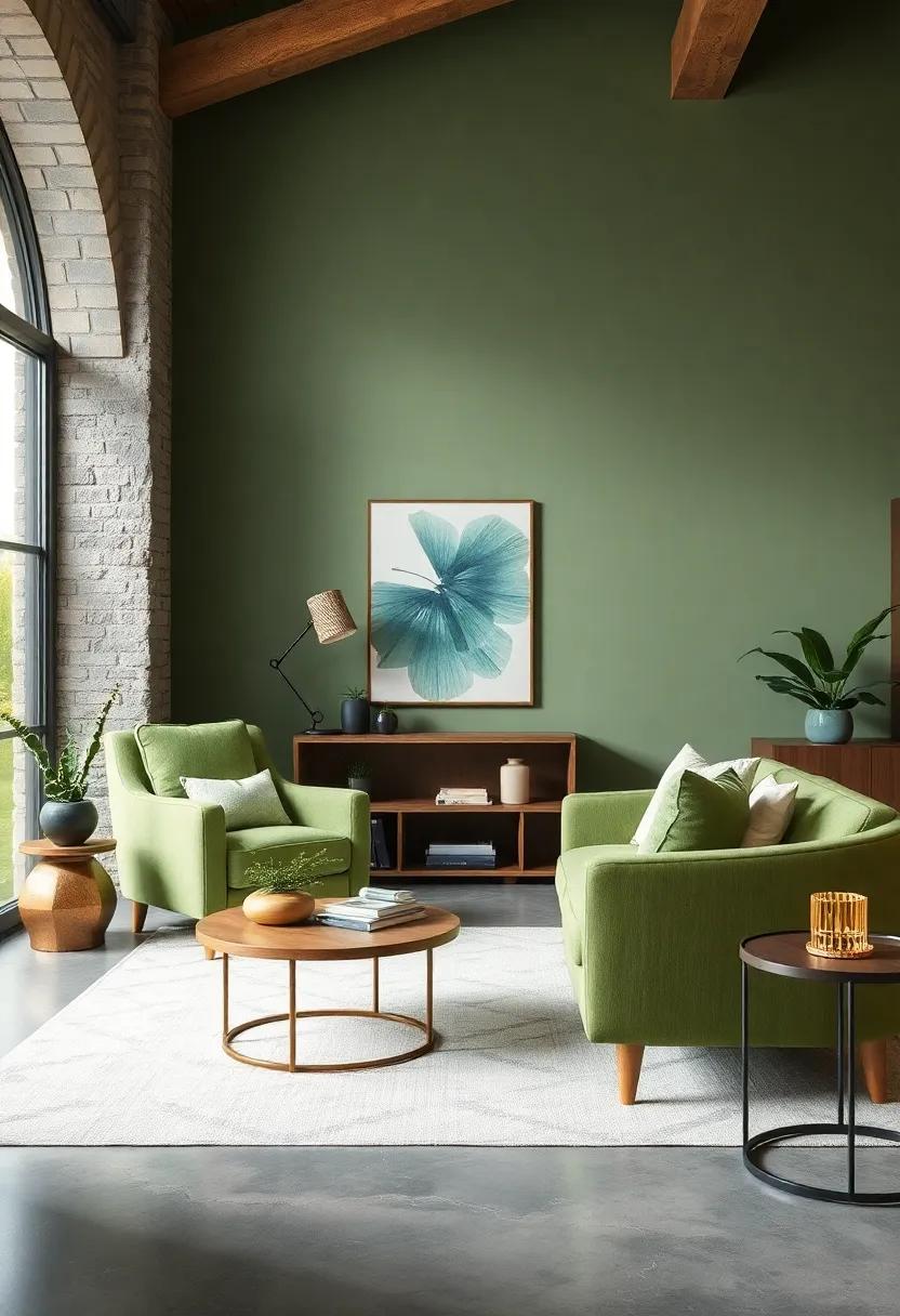 Accent‍ Furniture: Choose a sage green⁣ armchair ‍or ‌ottoman to ‍introduce⁤ a pop ​of⁢ color while maintaining a sophisticated vibe