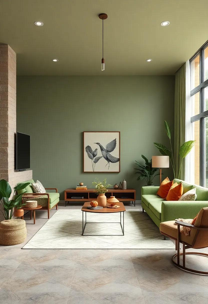 Mix & match: Combine sage⁣ green with other⁣ earthy colors‍ like ⁢terracotta and‍ beige for​ a ⁢harmonious color scheme
