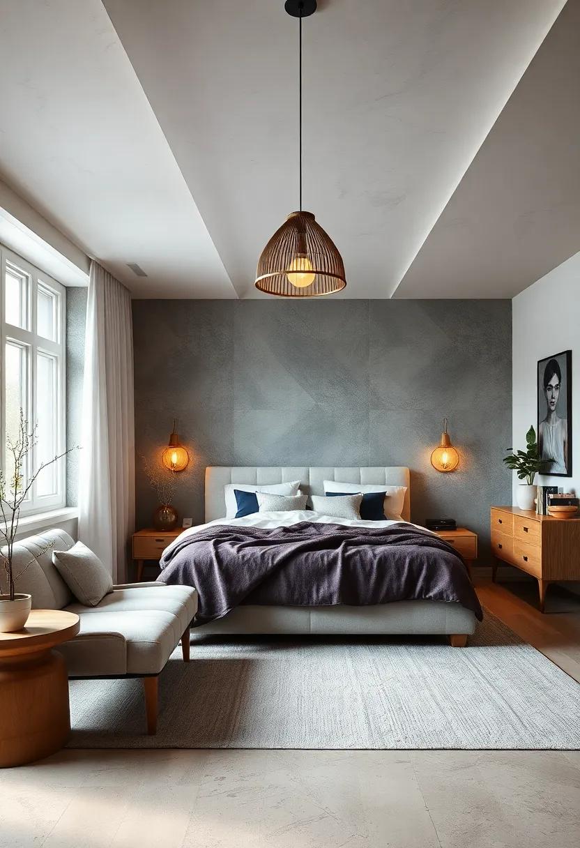 Statement Lighting: Use unique pendant lights or Scandinavian-inspired sconces to ⁢add character and warmth to your bedroom