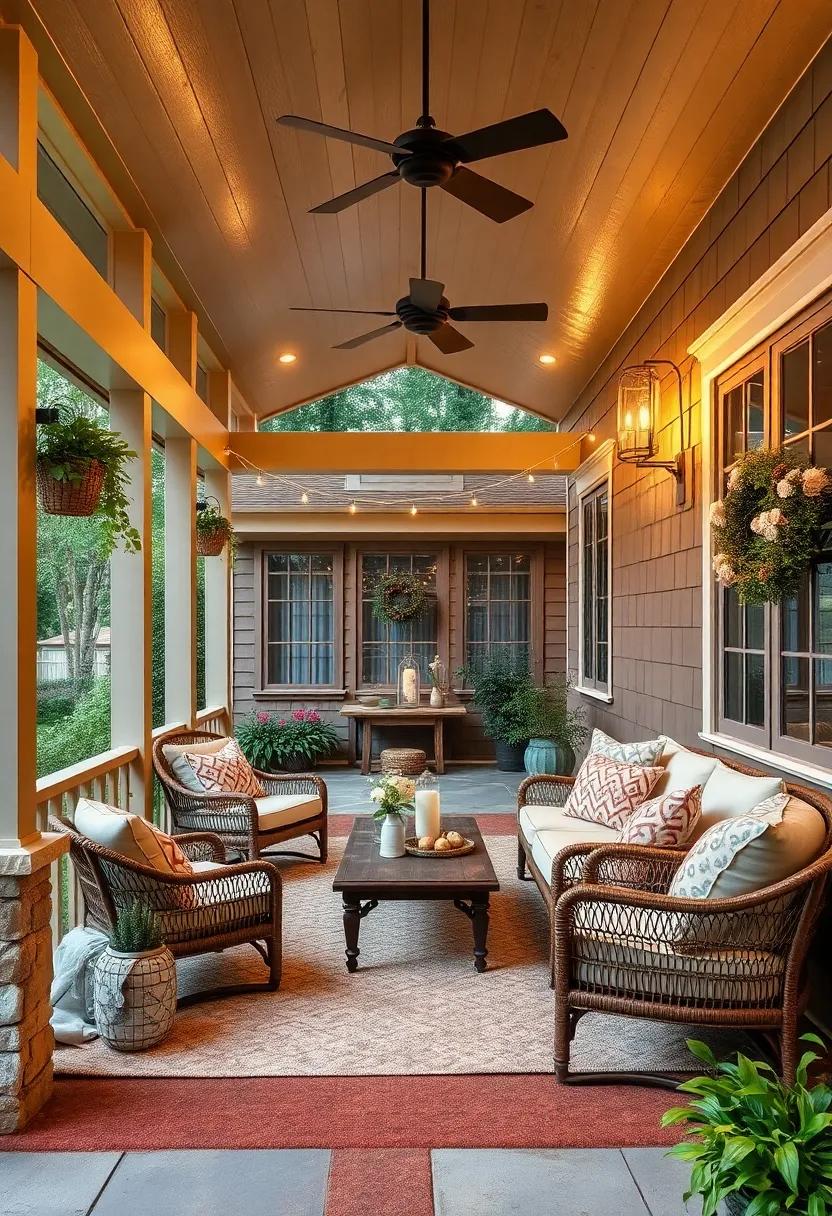 Rustic ⁢Farmhouse: Opt for reclaimed wood accents, wicker furniture, and mason jar ⁢lights to infuse warmth and character into your space