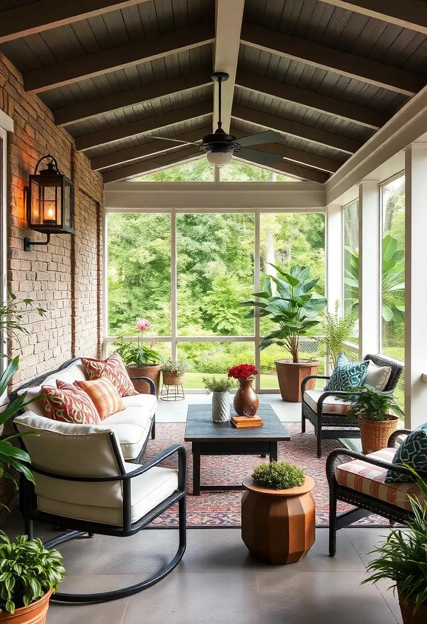 DIY Delight: ‌Personalize your ⁣screen porch with handcrafted items, from furniture to decor, for‍ a truly one-of-a-kind​ space that showcases your creativity
