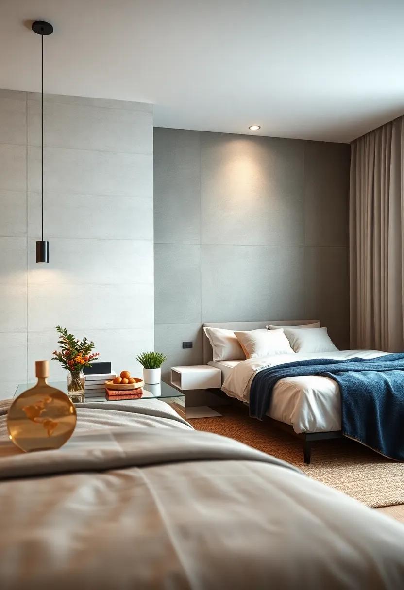 Use Mirrors: install mirrored floating nightstands to reflect light and make your ‌small bedroom feel airier and more​ spacious