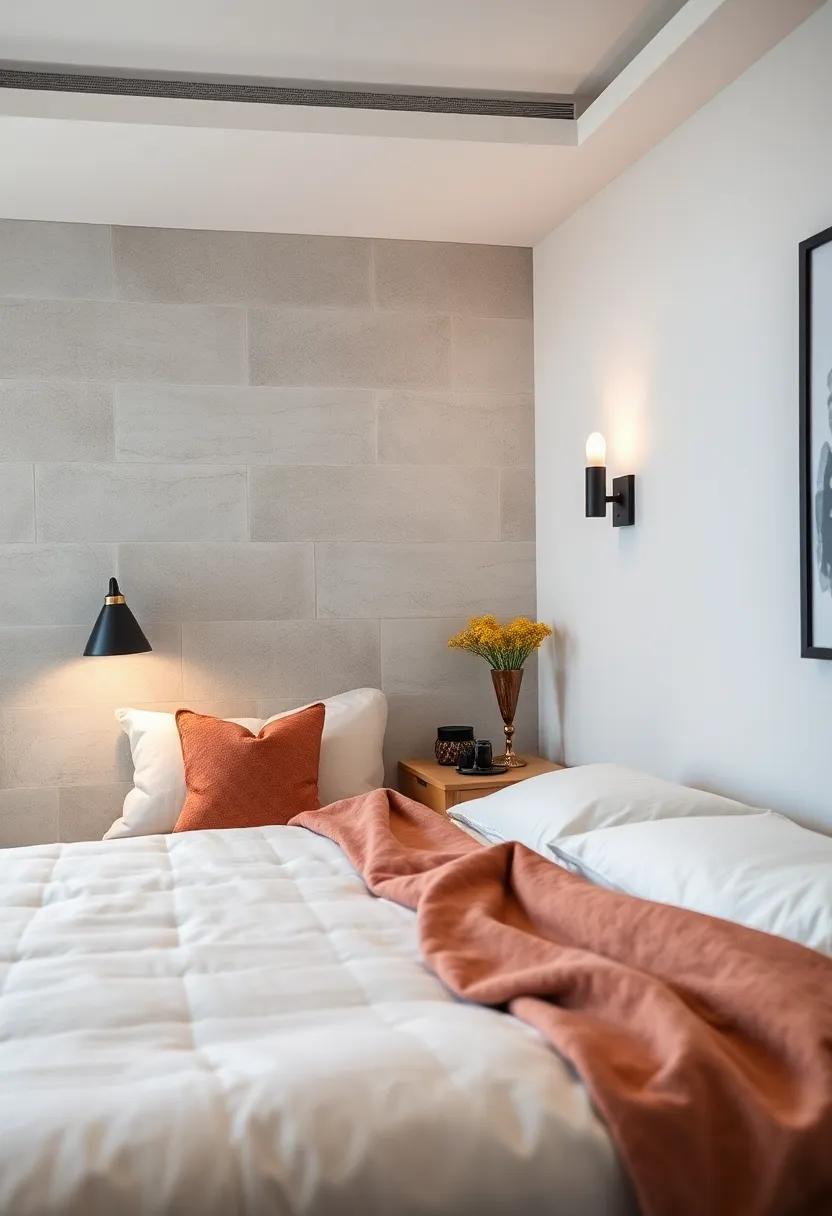 Wall-Mounted Lighting:⁢ Combine⁢ your floating nightstand with wall-mounted sconces to save space on the bedside and create a chic, modern aesthetic