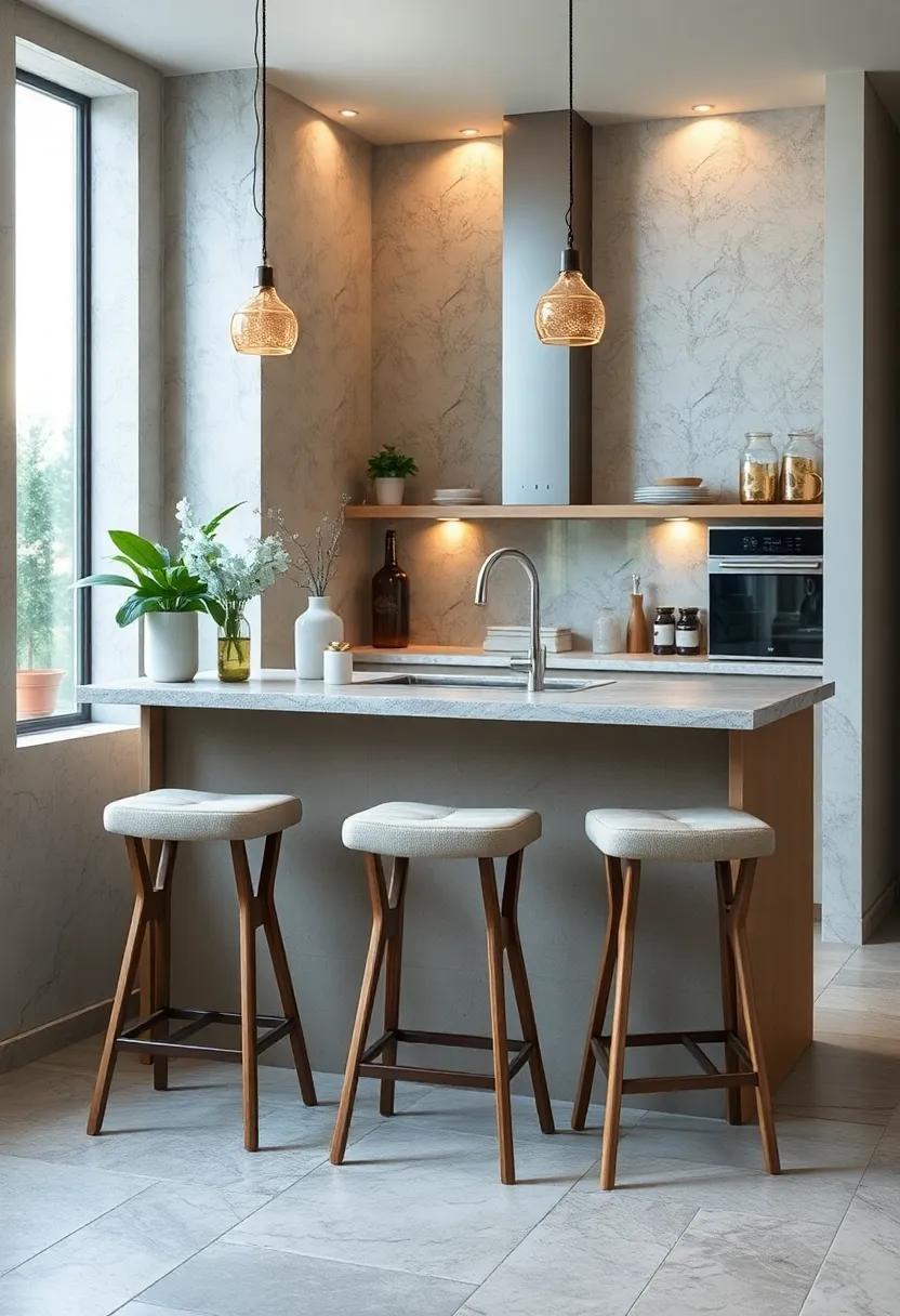 Foldable bar Stools: Choose compact,​ foldable bar stools that can ⁢be tucked away when not⁤ in use, maximizing your usable area