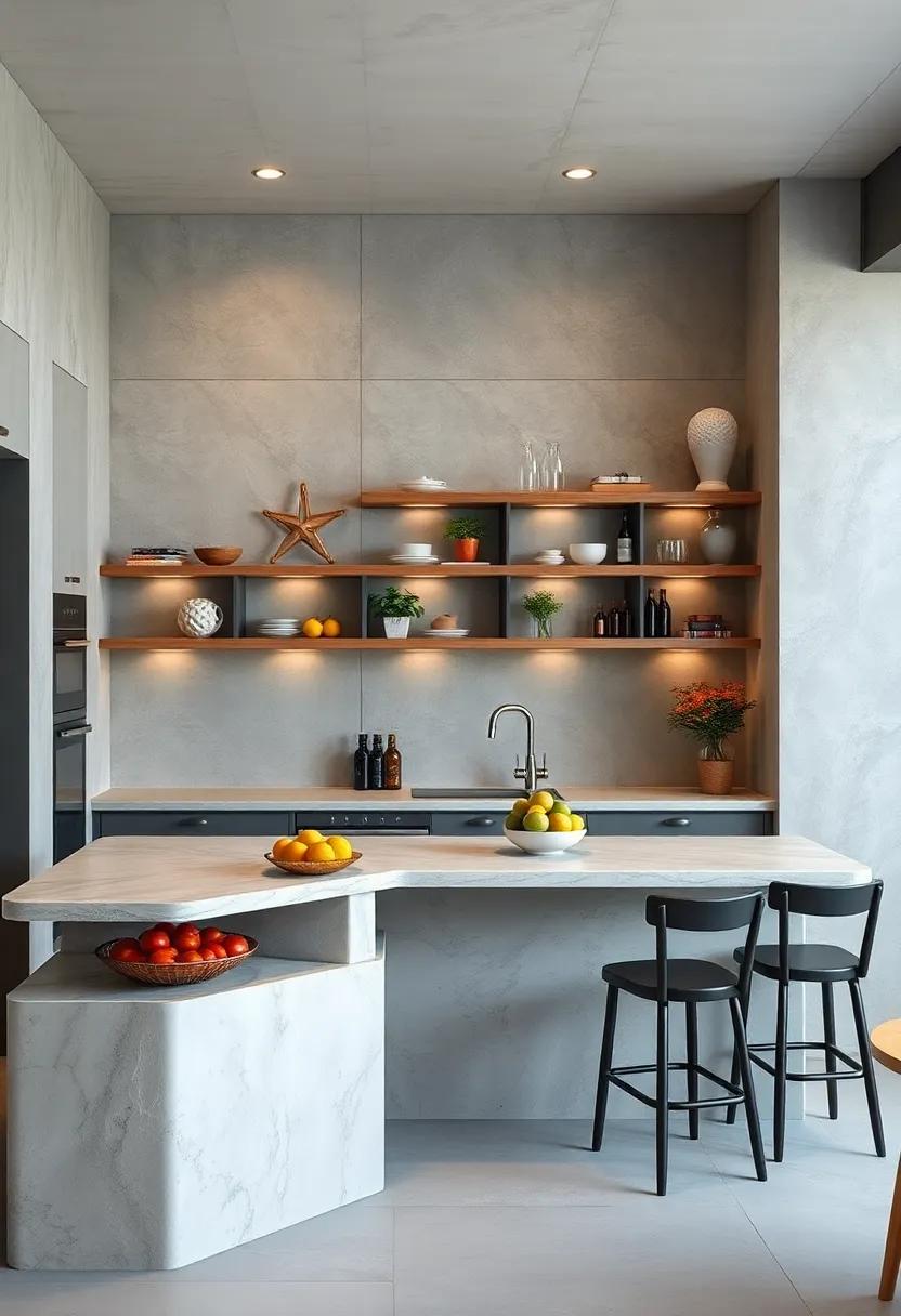 Tiered ​Shelving: Use tiered storage solutions for fruits ⁤or snacks, keeping them accessible while adding visual interest