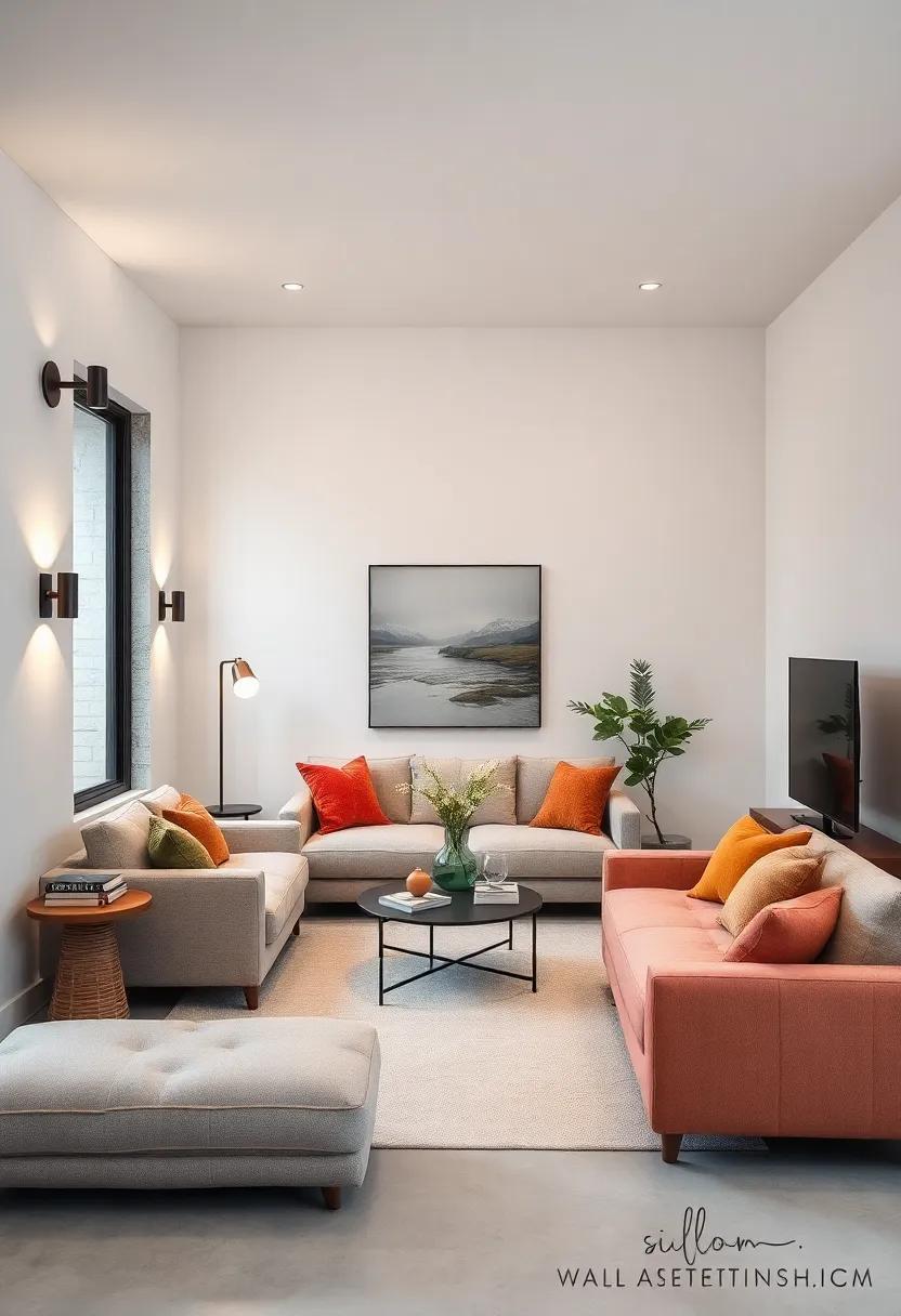 Wall-Mounted‍ Lighting: Free up floor⁢ space by installing ⁢wall sconces ⁣or mounted lamps, ⁤providing⁢ stylish illumination that⁤ enhances‌ vertical design