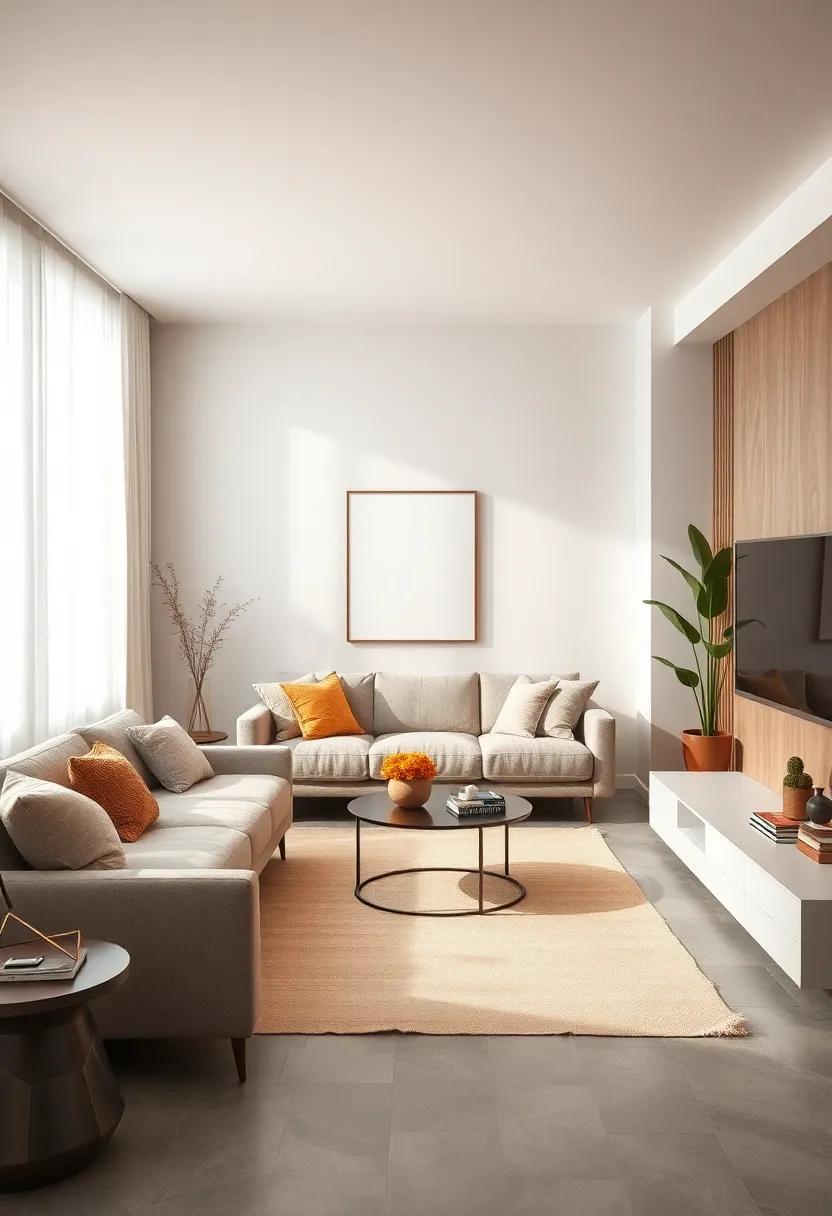keep⁣ It Short: Opt for low-height furniture ⁤like ‍a low-back⁣ sofa, which visually‍ expands ‌the‍ room while⁤ remaining chic and sophisticated
