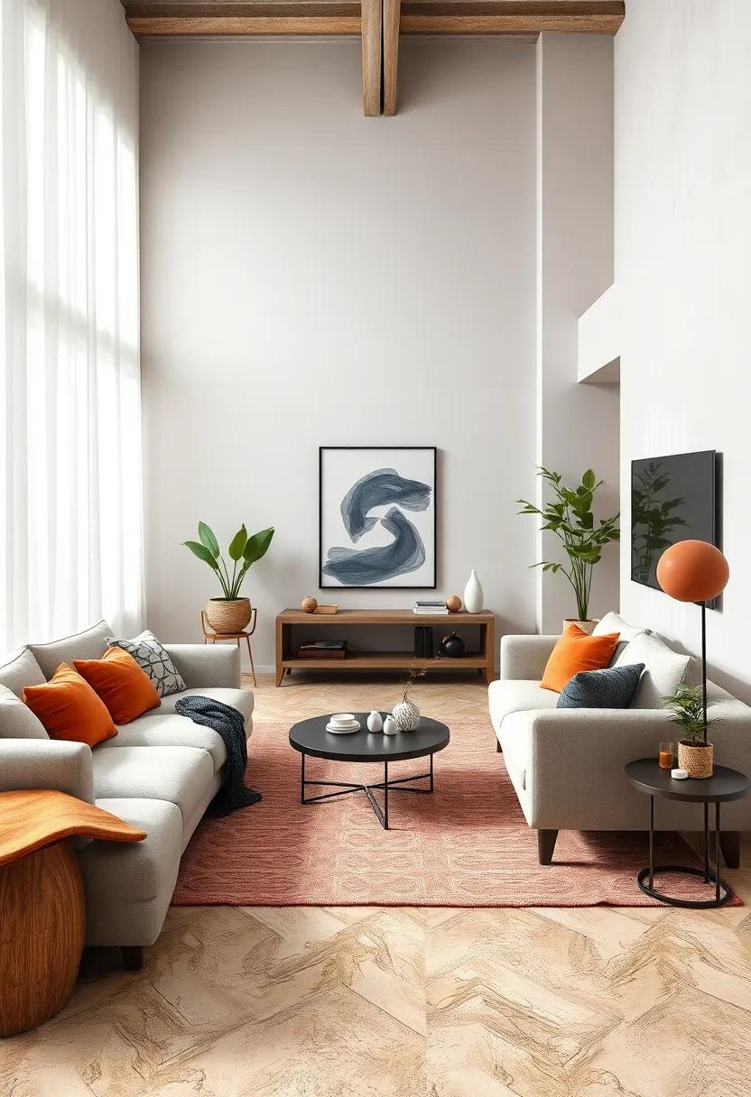 Thoughtful layout: Arrange furniture to promote conversation and flow, avoiding overcrowding while creating intimate⁢ spaces within the ⁣room