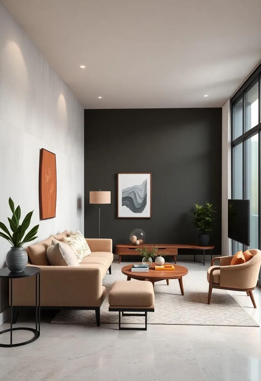Color Blocked⁢ Walls: ‌Consider painting one wall in a slightly darker shade within your ‍neutral ‌palette⁤ to create depth without introducing ‌bold colors