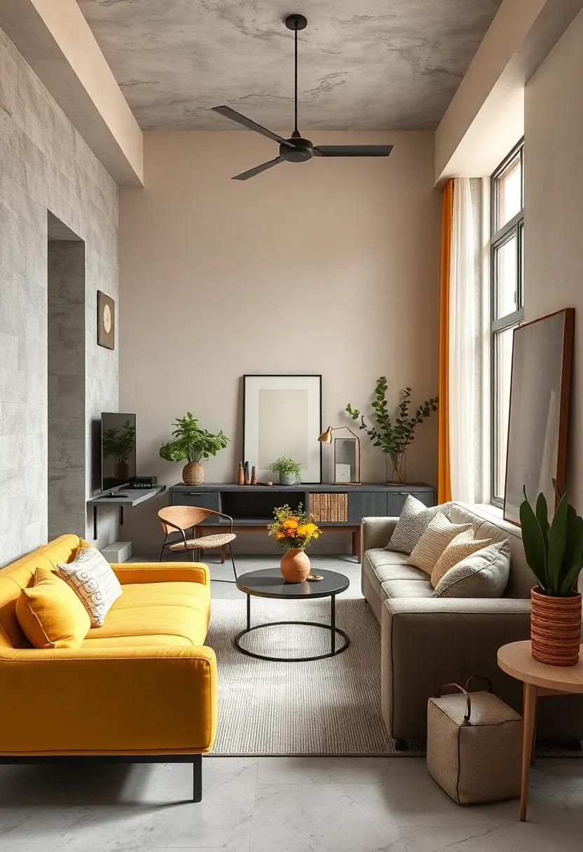 Color Coordination: Use a cohesive color palette throughout⁤ your small ⁢space​ to create harmony and make the​ area feel ​larger‍ and more organized