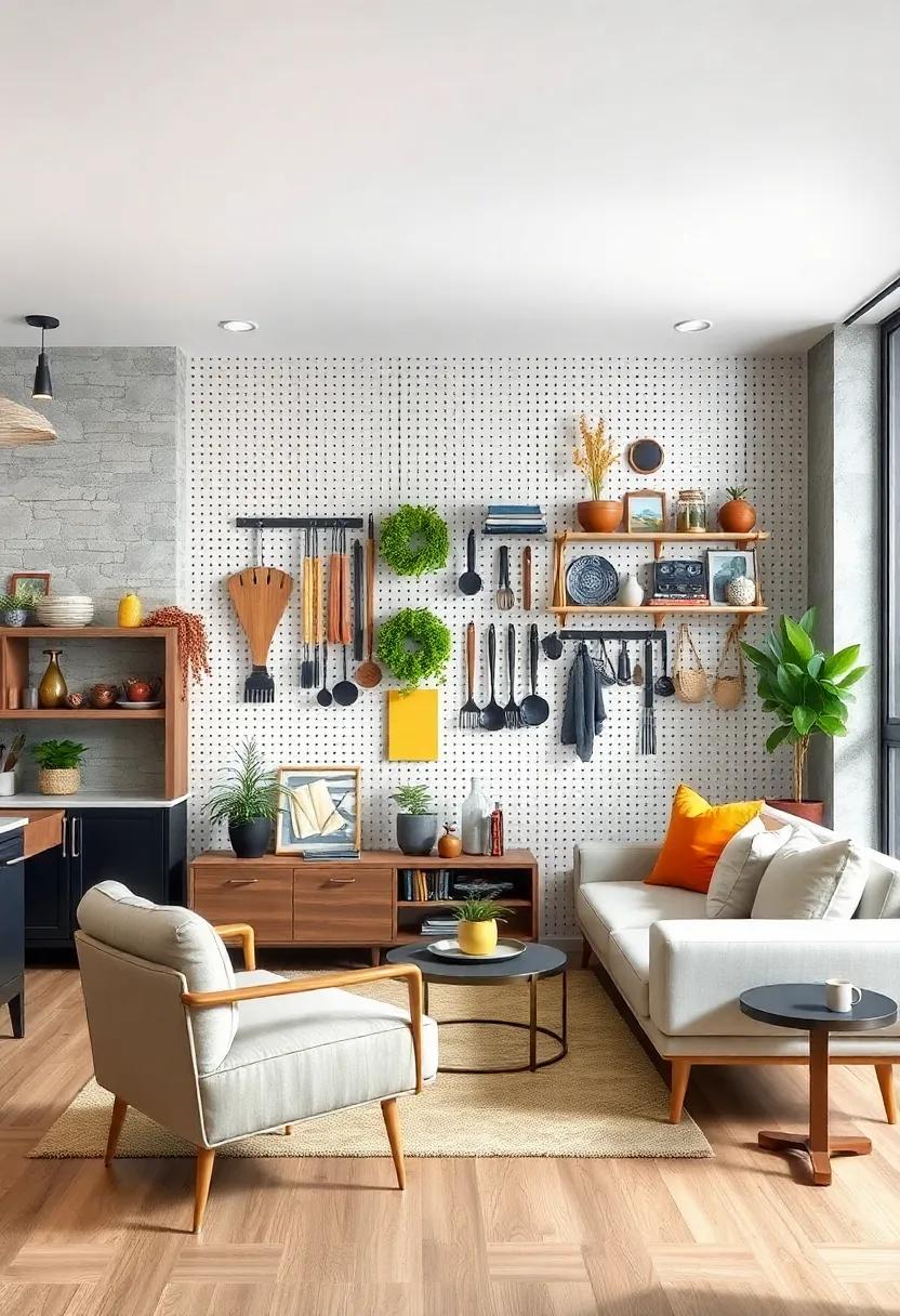 Pegboard‍ Wall:⁣ Implement ​a ‍pegboard on a⁤ wall for customizable storage of tools,kitchen ‌utensils,or craft supplies,keeping everything ⁢accessible⁤ and organized