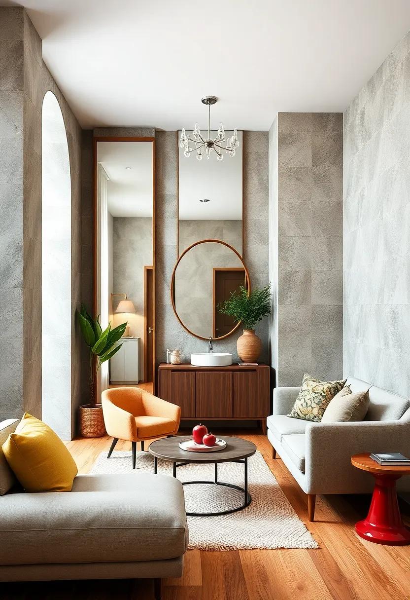 Smart⁢ Use of Mirrors:‍ Employ mirrors ⁤to⁢ make small ‌spaces feel larger ‌and ‌brighter, reflecting light⁢ and creating ⁢an illusion ⁣of depth