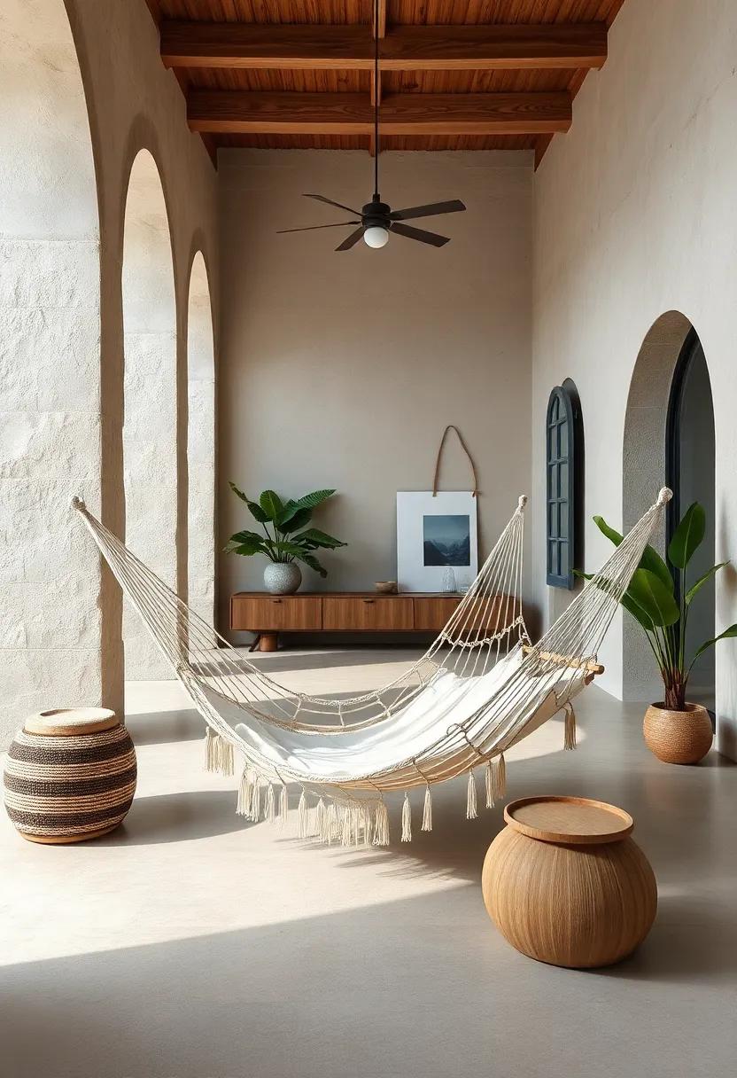 Minimalist Magic:⁤ Opt for a single, beautifully woven hammock in a⁢ monochrome color scheme to maintain a minimalist aesthetic while providing a cozy spot for relaxation