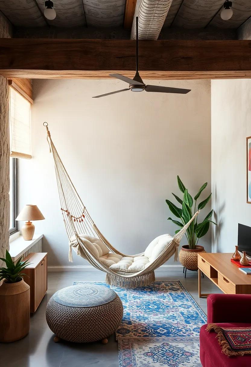 Office Escape: Hang a hammock in ‌your home office ‍for a quirky relaxation corner, giving you a refreshing break⁣ from work ⁣without leaving ⁤the room