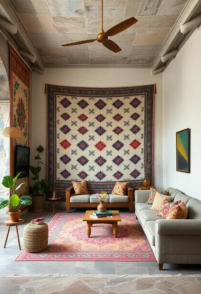 Rabari Tapestry: Reflecting the ⁣life and culture of the Rabari community, these tapestries ⁤merge natural motifs with vibrant⁢ colors for a bohemian touch