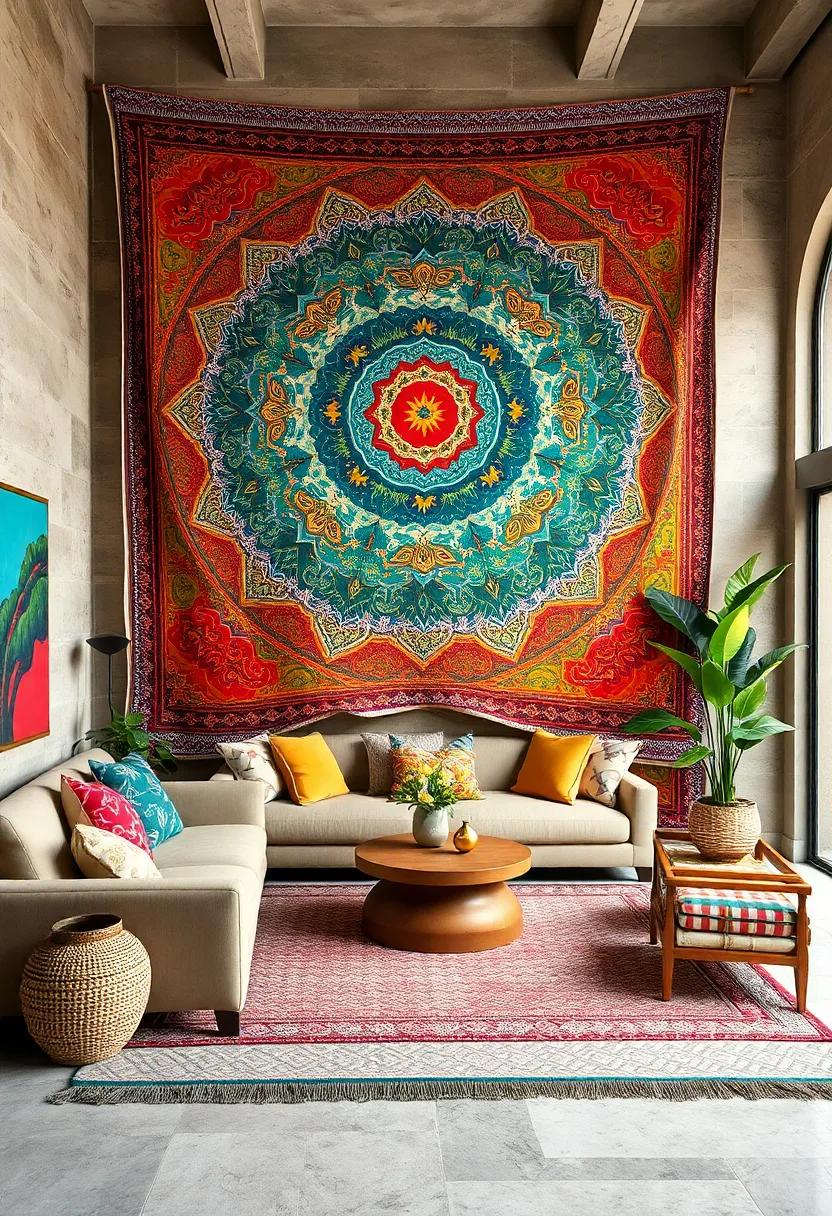 Saura Art‌ Tapestry: ‍This art form from Odisha features vibrant, tribal-inspired⁢ designs that⁣ can create a⁣ bold ‌focal point in any ⁢boho-inspired space