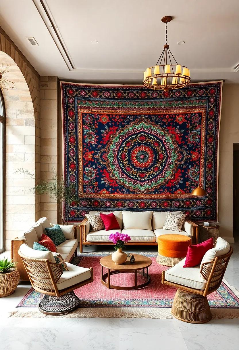 Kutch Embroidery Tapestry: ‍Celebrate the rich heritage of Gujarat with this intricate tapestry⁣ showcasing micro-embroidery and stunning beadwork