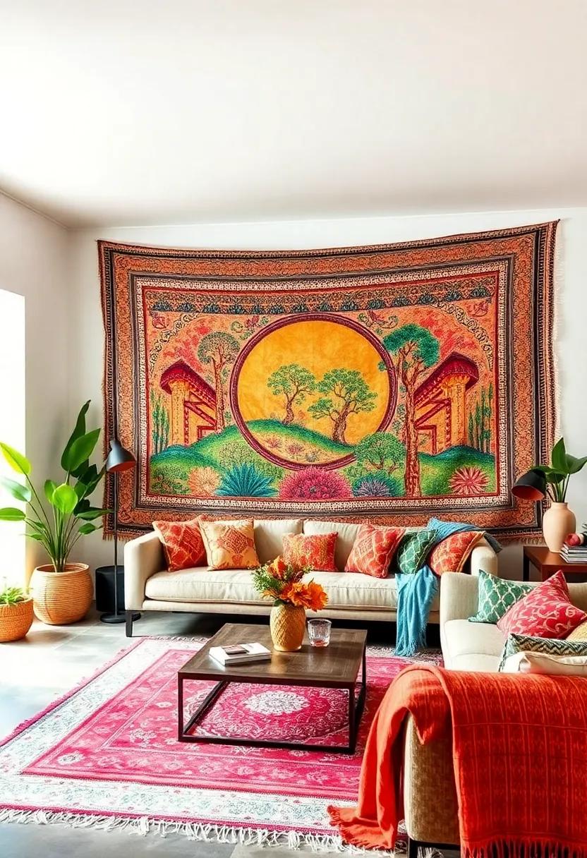 Aari Work Tapestry: Featuring detailed⁢ embroidery techniques, aari ⁤work tapestries are rich in texture ‌and often depict charming natural scenes