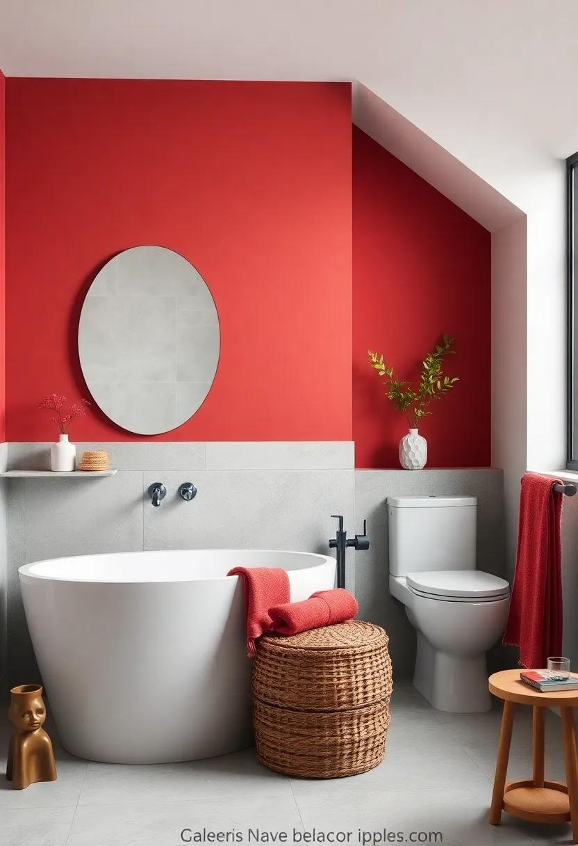 Earthy Red and Light ⁣Slate: Bold yet ‍warm, this pair creates an inviting atmosphere perfect for unwinding ⁣after a long day