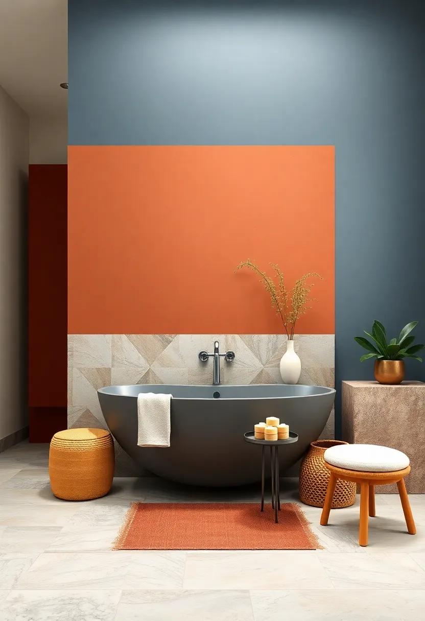 Slate Blue and⁣ Terracotta: Marrying ​earthy tones with cool‍ hues, this combination offers a tranquil yet vibrant oasis