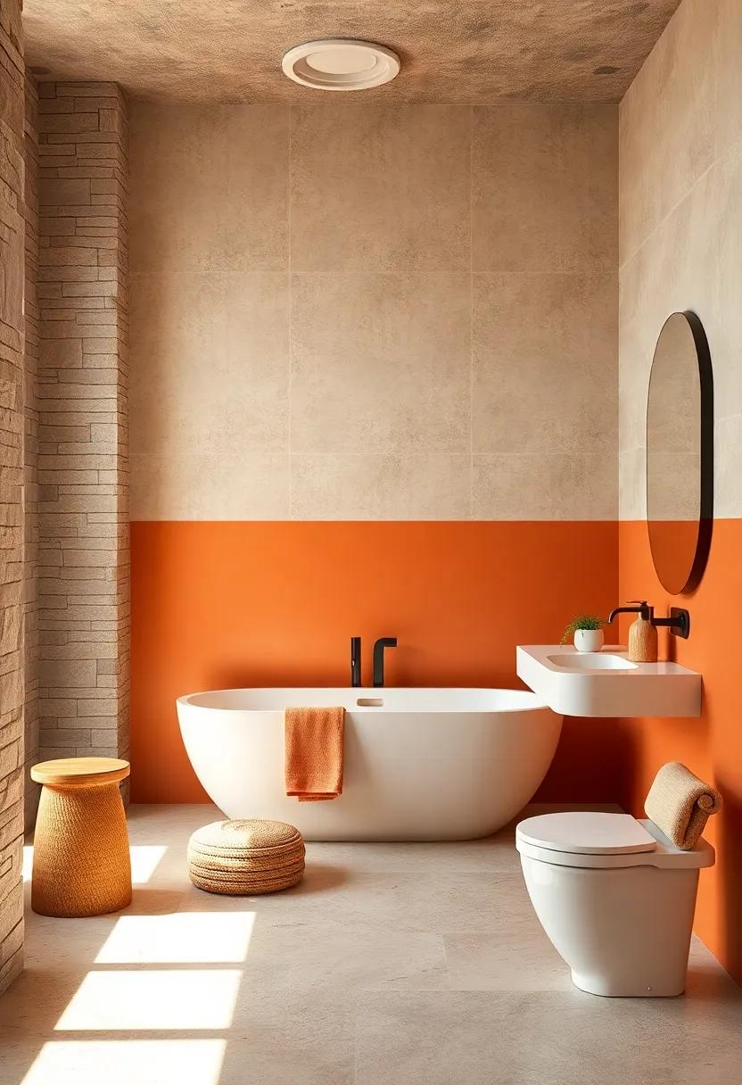 Warm Almond and ​Terracotta Orange: Embracing warmth and ‌comfort,this combination provides a sunny feel that uplifts the spirit