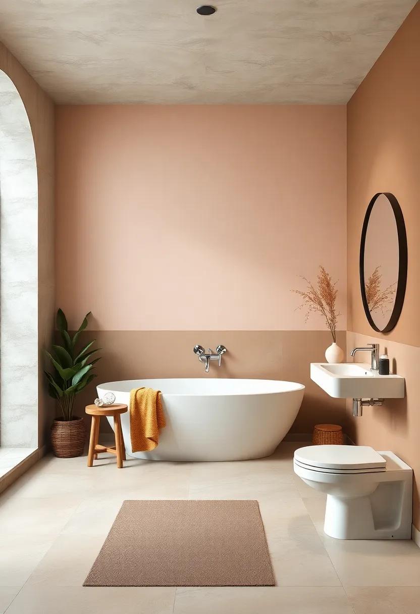 Soft Peach and Earthy Taupe: A charming⁤ combo that​ adds an inviting touch,‍ perfect for smaller spaces ‌to‍ feel warm yet ⁢expansive
