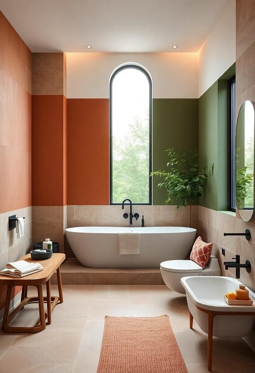 Terracotta and Olive: Infusing a european flair, this combination promotes a⁢ sense of ​relaxation​ and connection to the⁤ earth