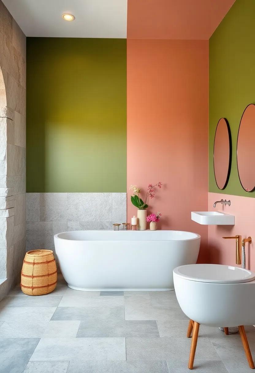 Muted⁤ Olive and Dusty Blush: Evoking a whimsical garden, this⁤ playful yet sophisticated combination brings⁤ softness and style