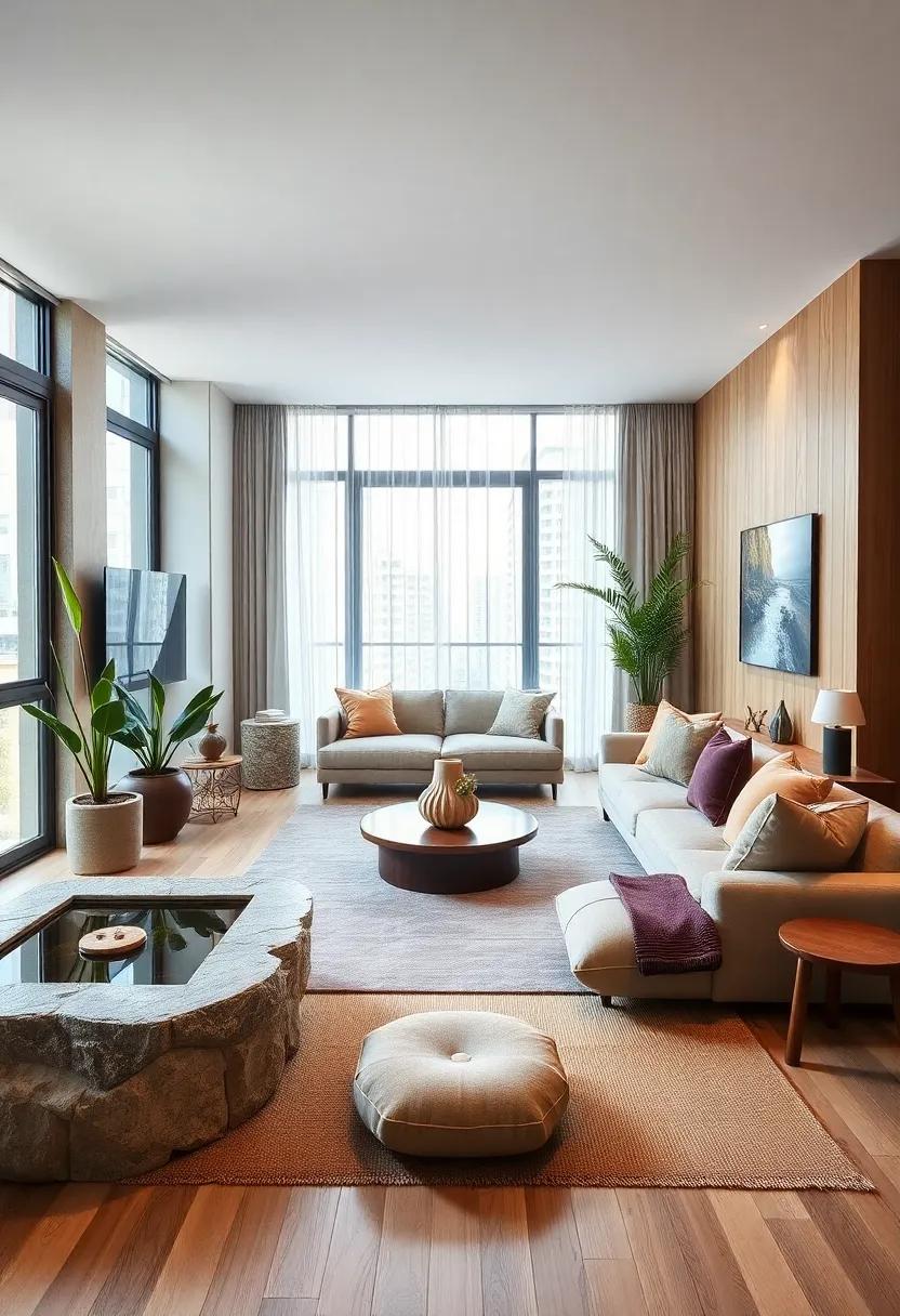 Zen Retreat: Integrate calming‌ elements like a water feature, soft cushions, and natural wood to create ‌a ⁣tranquil space perfect for relaxation and mindfulness