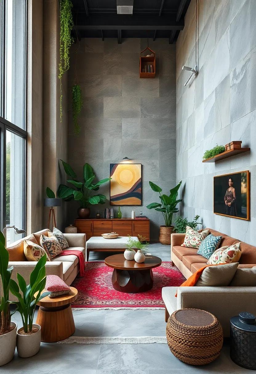 Bohemian Oasis:⁢ Layer vibrant textiles, ⁣eclectic decor, and plenty of greenery to⁣ establish a‍ free-spirited vibe that reflects your artistic soul