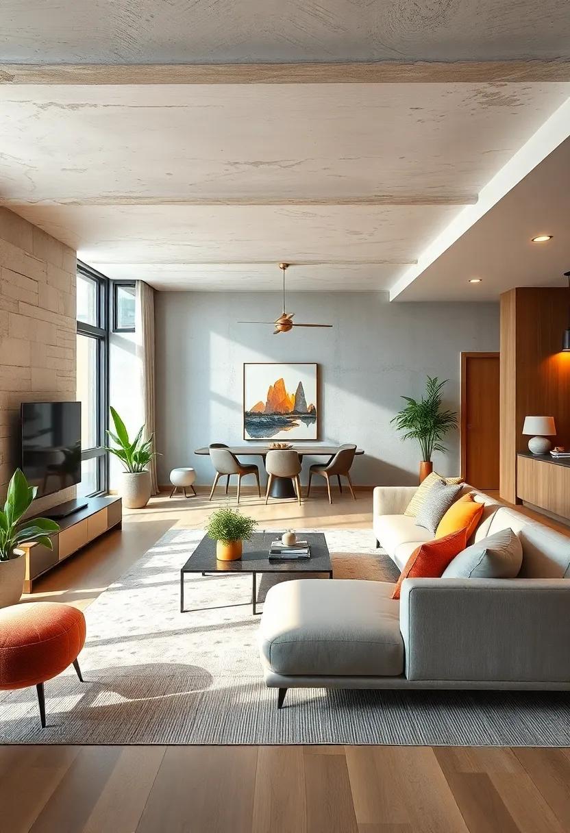 Open concept Flow: Design an inviting space​ that‌ seamlessly blends your living room with⁤ other areas,minimizing barriers and maximizing togetherness