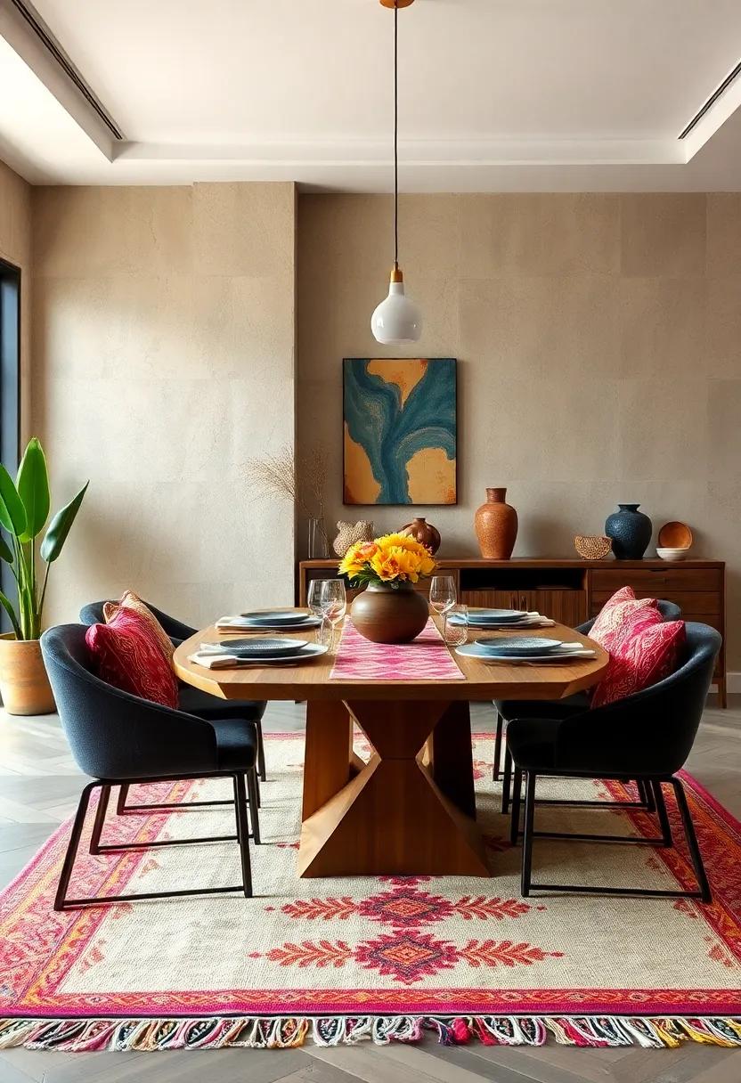 Enhance your ‌dining ‍table: Use Andean table runners or placemats to add ⁢a cultural flair‍ to your ‍dining experience, ​perfect for both casual and formal settings