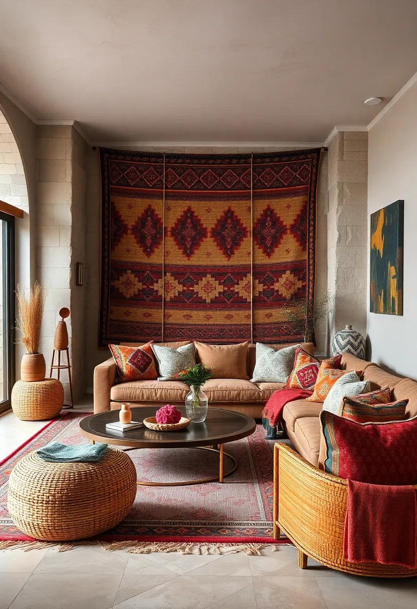 Accessorize with pillows: ​Fill your ‌living ⁣space‌ with Andean-inspired pillows that feature ​traditional patterns to tie your​ decor together seamlessly