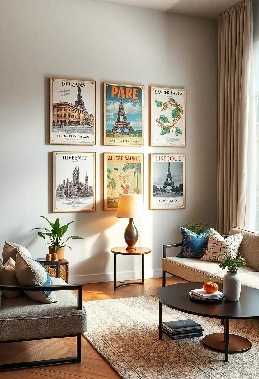 Revamp Your⁤ Lamp: Attach smaller⁤ posters to the base‌ of a lamp or its shade for a creative fusion of art and illumination