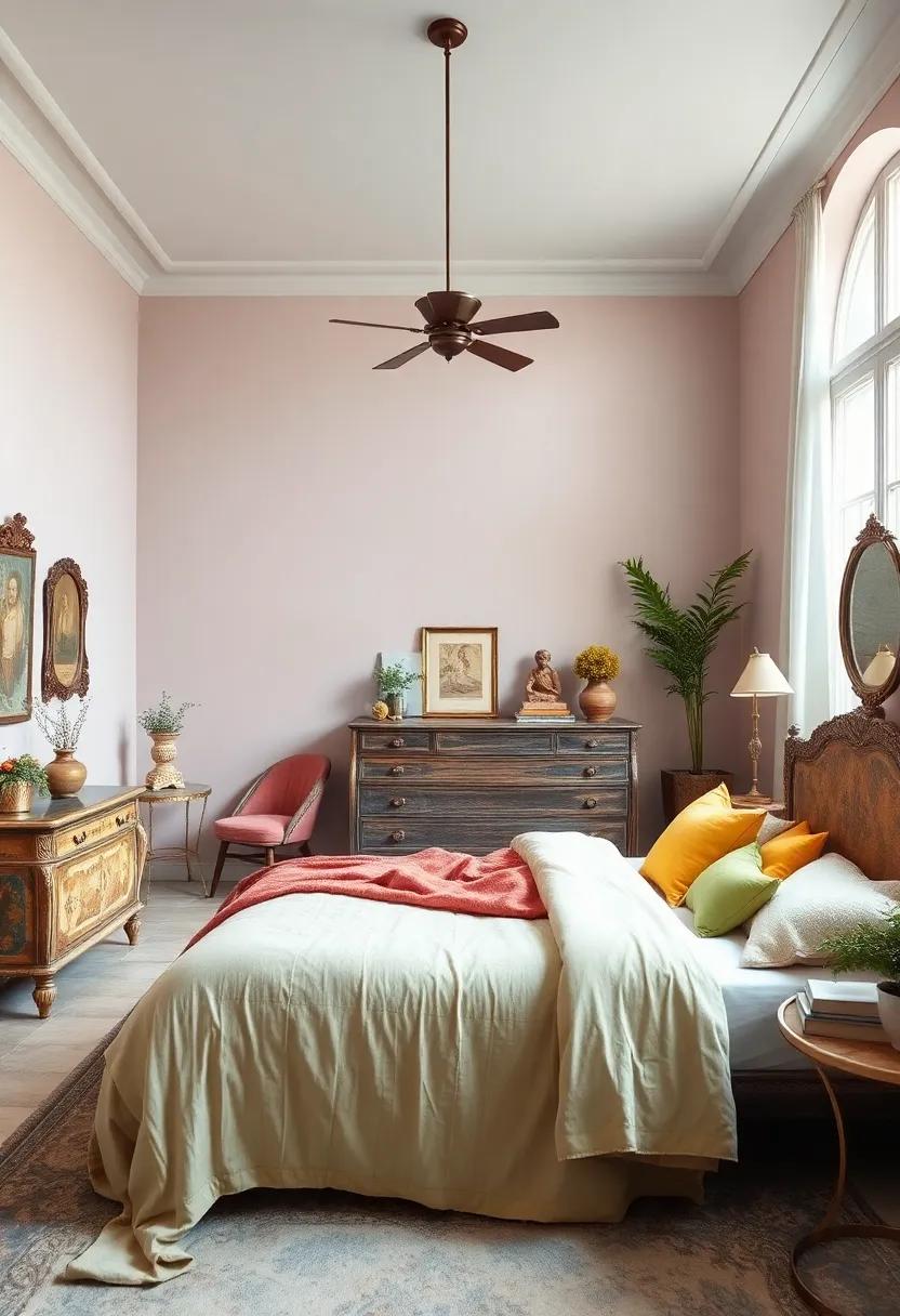Select a classic color palette: ​Embrace ‌soft, muted ⁣colors like ‍dusty⁣ rose, sage green, and buttery yellow to create a⁤ serene atmosphere that complements antique wood elements