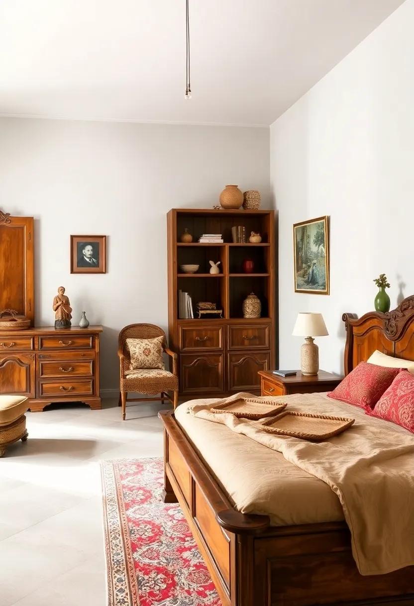 Add decorative wooden accents: Use ‍sculpted wooden‌ accessories,⁣ such as carved figurines, bowls, or bookshelves, to enhance the⁤ vintage‍ aesthetic throughout‍ the room