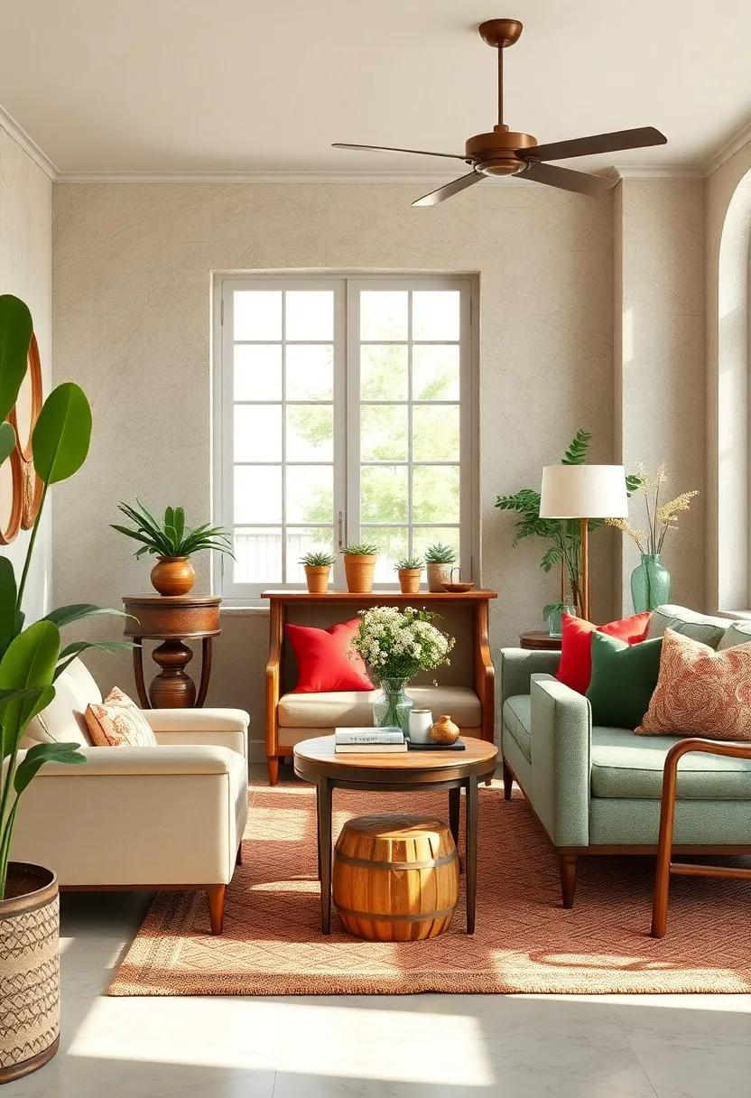 Quaint Quirks:⁣ Repurposed Side Tables with Vintage Flair
