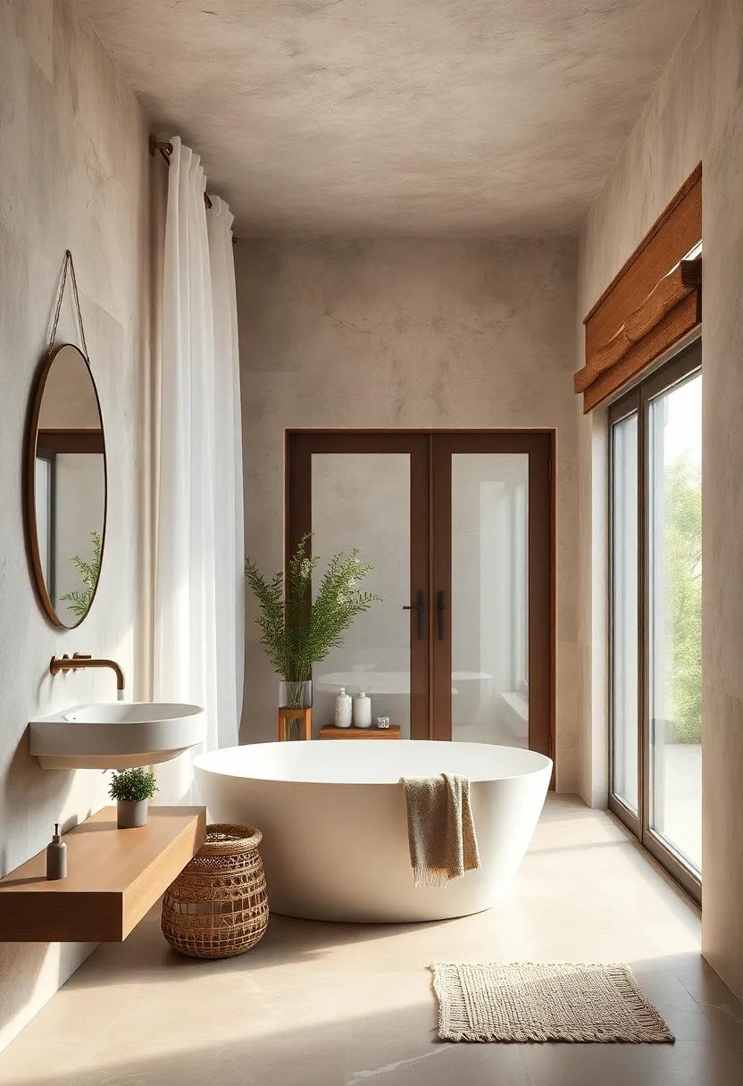 Soft Airing Methods:‌ Finish with sheer linen curtains⁢ or​ wooden blinds to softly filter light while⁢ allowing for privacy⁢ and serenity
