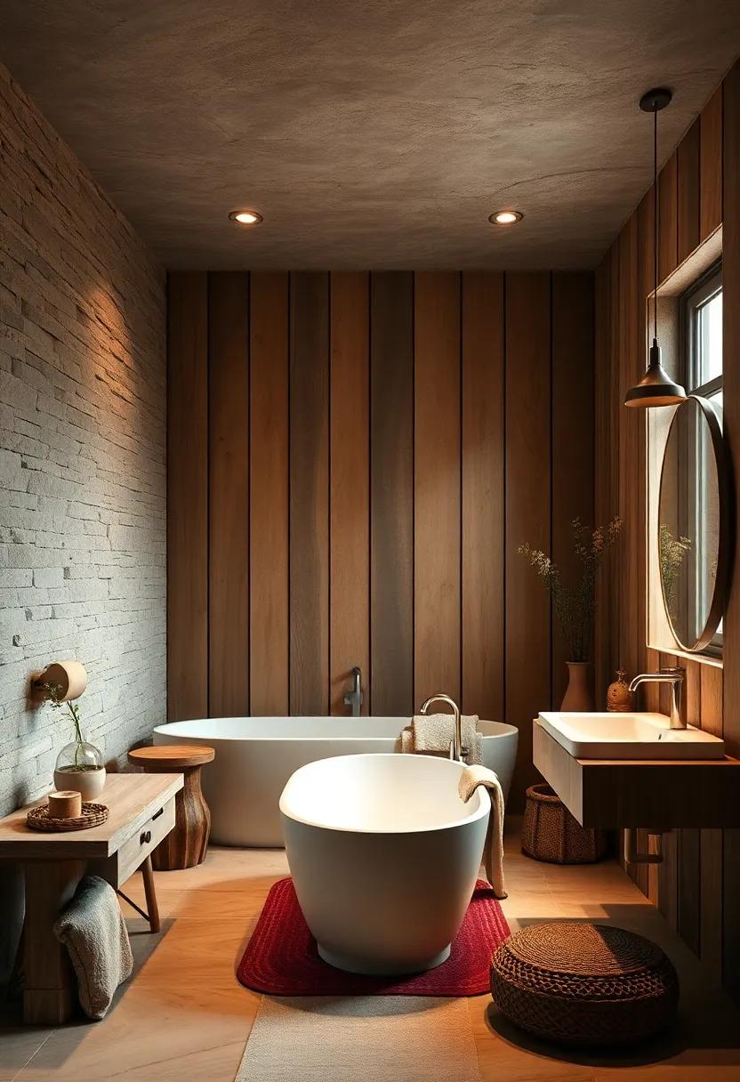 Textured Walls: Consider wood‌ paneling ‌or textured ​wallpaper in warm hues to add depth and interest to the​ walls