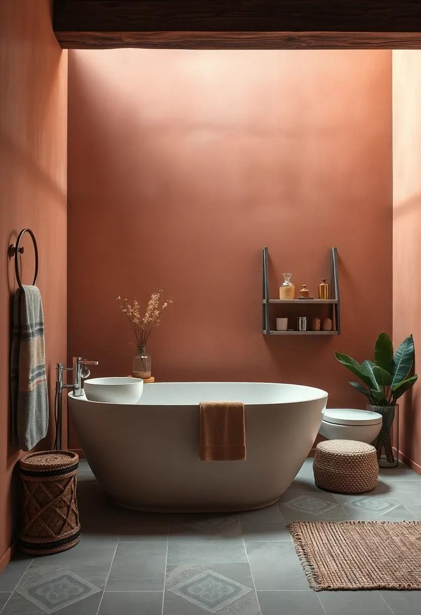 Warm-toned Paint: Apply⁢ warm, muted colors to the walls, using shades like caramel or ⁤dusty rose to evoke feelings of comfort