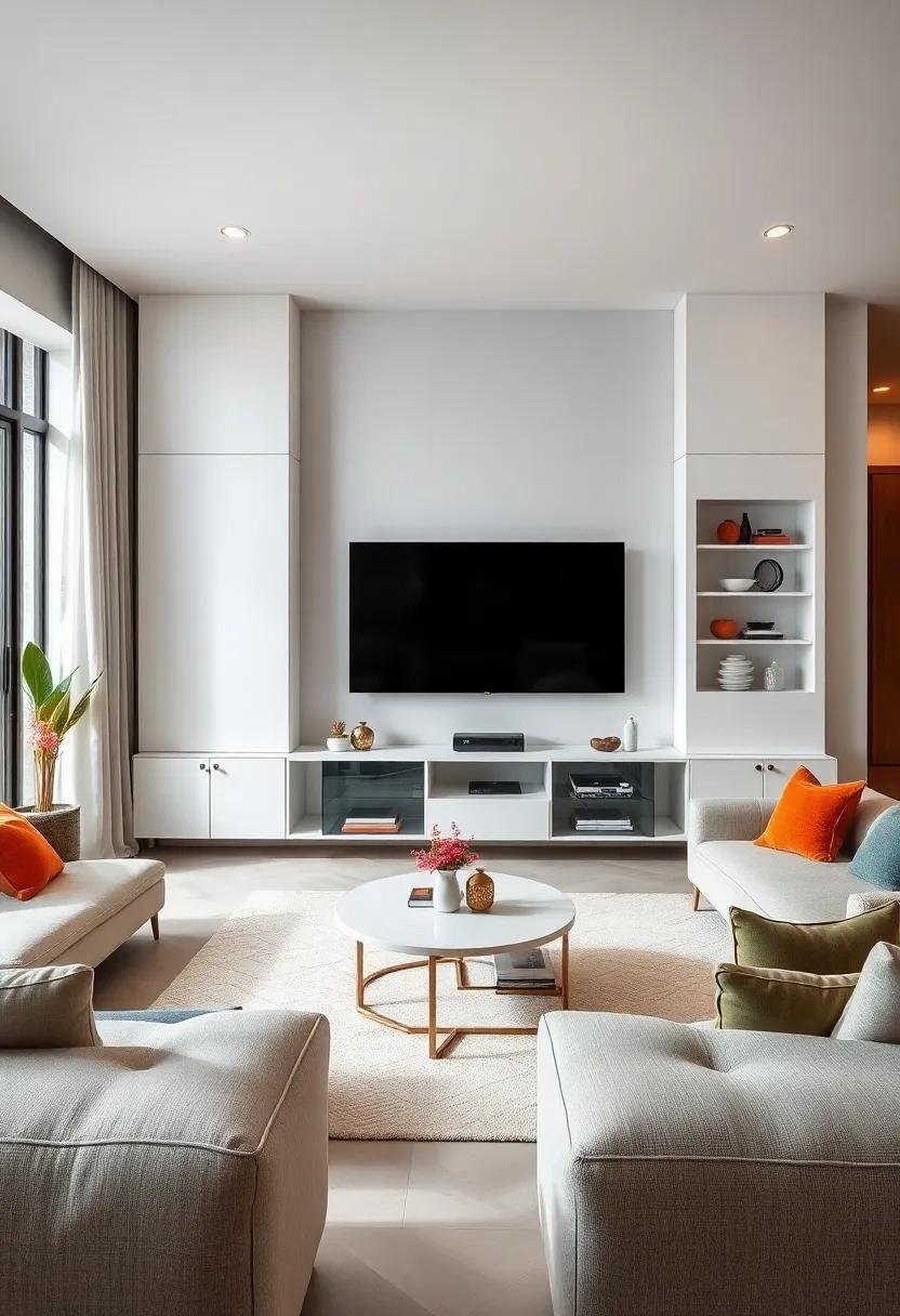Modular Magic: ‍Gain insight into modular white TV units that allow for easy reconfiguration, adapting to your⁤ changing living room​ layout
