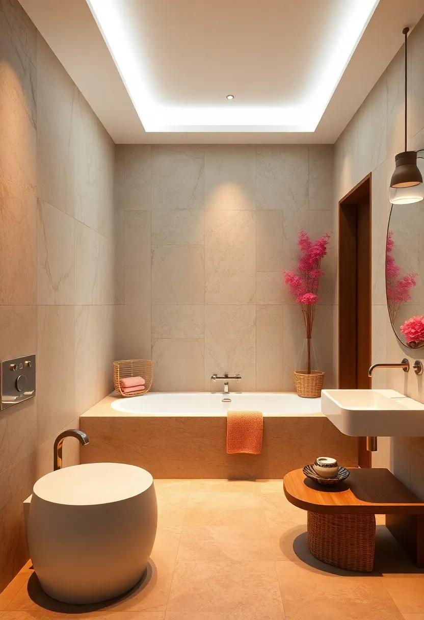 Spa-Like Serenity: Include soft beige or sand-colored tiles that create a warm and inviting‍ space, reminiscent of ⁣a tranquil spa retreat