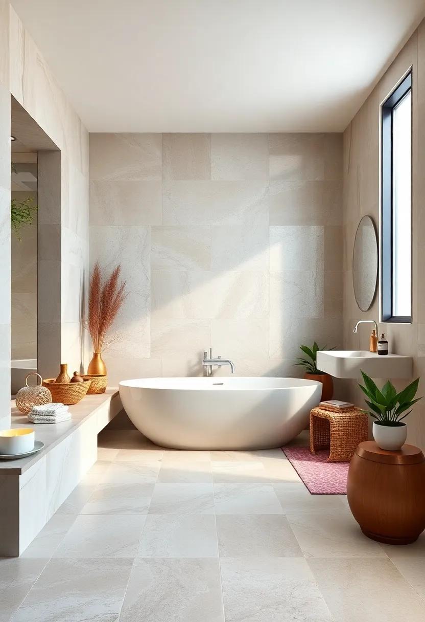 Subtle ⁢Shimmer: ​consider iridescent tiles that catch the ‍light and reflect calming hues, adding a touch of sophistication⁢ while maintaining a tranquil ⁢vibe