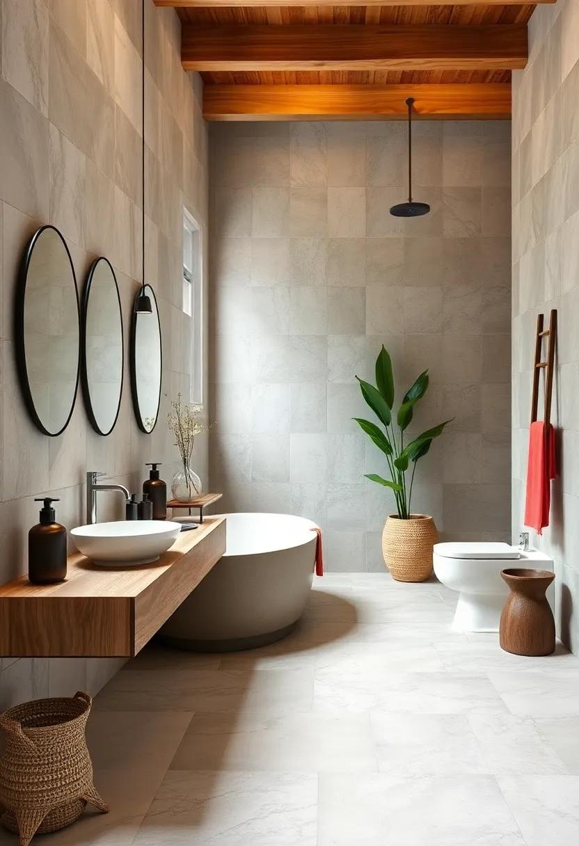 Wabi-Sabi Wonder: Embrace imperfect, handmade tiles for a grounded look that celebrates beauty​ in simplicity and natural variation