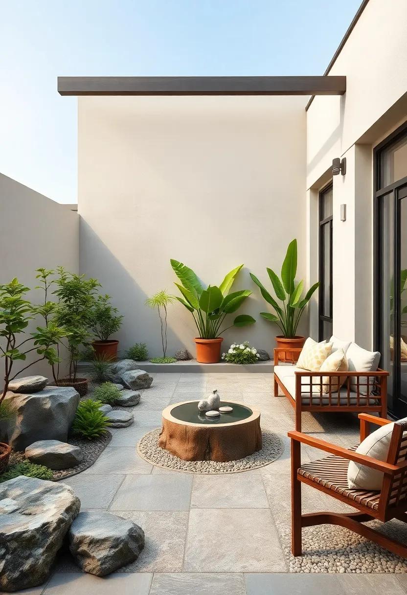 Elegant ‌Japanese Tea ‍garden: Create a traditional ⁢Japanese tea garden‌ featuring stones, water, and tea plants to invite ‌calm and mindfulness